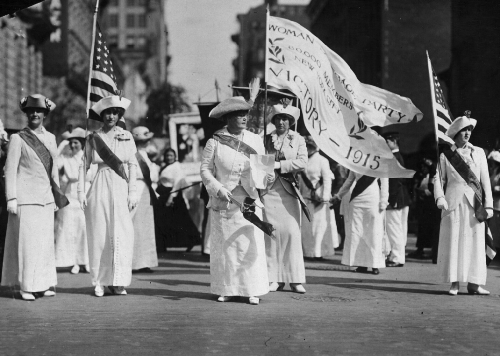 1913: Suffrage movement
